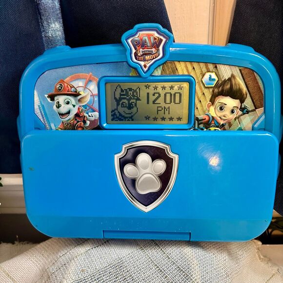 Paw Patrol The Movie Learning Tablet VTech Toy Laptop Game Ryder Skye WORKING - Picture 2 of 8